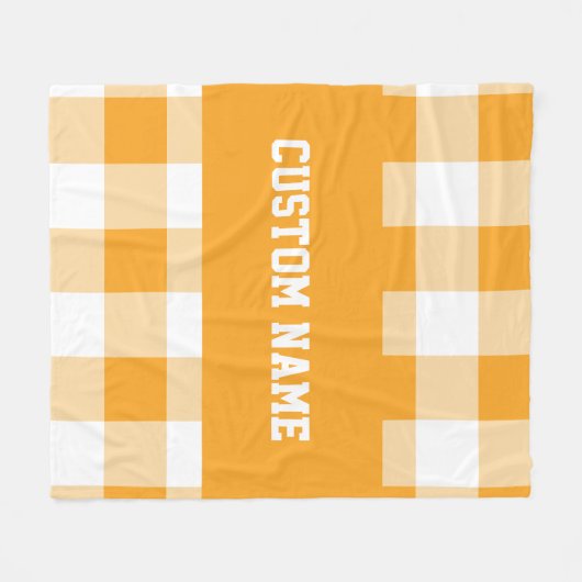 Couverture Polaire en vichy Motif (Devant (Horizontal))