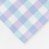 Couverture Polaire En vichy Pastel Purple (Coin)