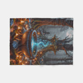 Couverture Polaire Enchanted Forest Cauldron Under the Moonlight (Devant (Horizontal))