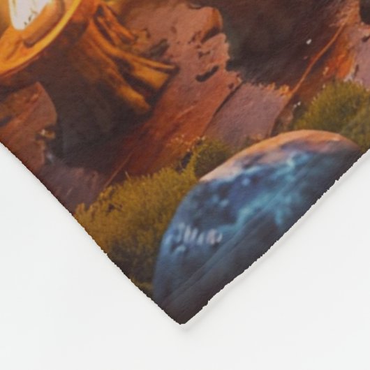 Couverture Polaire Enchanted Forest Cauldron Under the Moonlight (Coin)