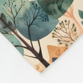 Couverture Polaire Enchanter les arbres d'automne (Coin)