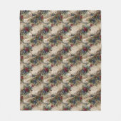 Couverture Polaire Enchanting Floral Owl (Devant)