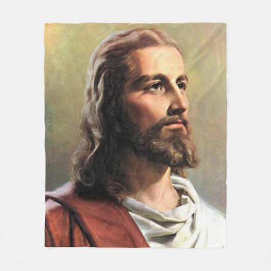 Couverture Polaire ENDORMI avec JÉSUS (Devant)