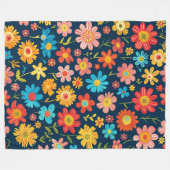Couverture Polaire Energie Fleur Fraîche 60x80 (Devant (Horizontal))