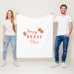 Couverture Polaire enfance courageuse cancer malade enfants nom perso