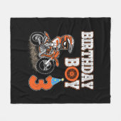 Couverture Polaire Enfant de 3 ans - Enfant d'anniversaire - Vélo de (Devant (Horizontal))