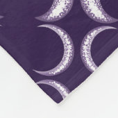 Couverture Polaire Enfant mauve lune (Coin)