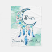 Couverture Polaire Enfant rêveur personnalisé (Devant)