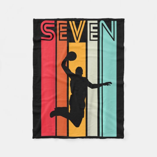 Couverture Polaire Enfants 7e anniversaire Bysketbyll Lover Don 7 ans (Devant)