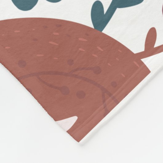 Couverture Polaire Enfants Boho Style Fox Fleece Blanket (Coin)