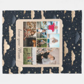 Couverture Polaire Enfants célestes Photos multiples Monogramme (Devant (Horizontal))