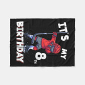 Couverture Polaire Enfants C'est mon 8e anniversaire 8 ans Bi de hock (Devant (Horizontal))