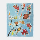 Couverture Polaire Enfants de feuille (Devant)