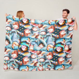 Couverture Polaire Enfants dormant couchage sommeil sommeil sommeil p