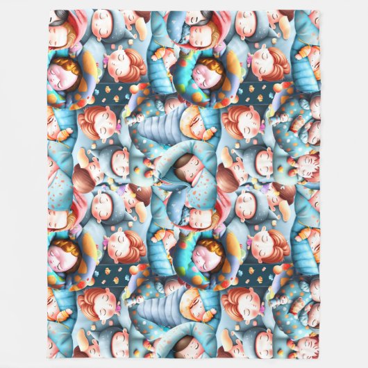 Couverture Polaire Enfants dormant couchage sommeil sommeil sommeil p (Devant)