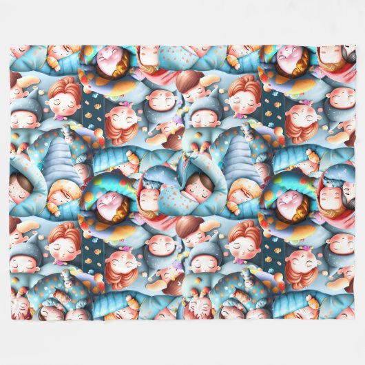 Couverture Polaire Enfants dormant couchage sommeil sommeil sommeil p (Devant (Horizontal))
