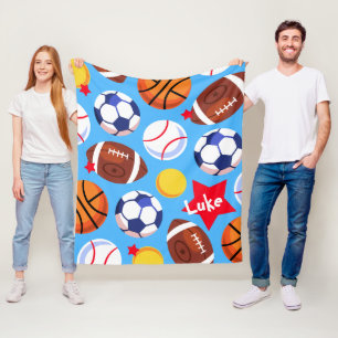 Couverture Polaire Enfants et jet coloré de sports d'amusement de