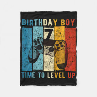 Couverture Polaire Enfants Garçon Anniversaire 7 Ans 7 Niveau Supérie