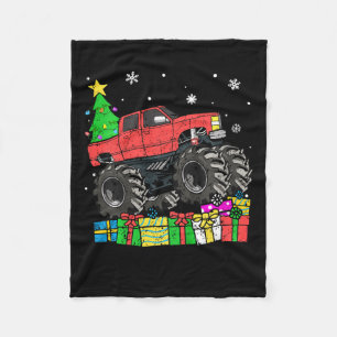 Couverture Polaire Enfants Garçons Noël Monster Camion Enfants Merry