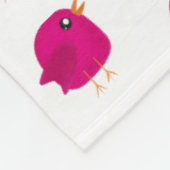 Couverture Polaire Enfants mignonette birdy (Coin)
