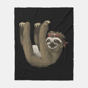 Couverture Polaire Enfants mignonne Sloth Retro Sloths Tee
