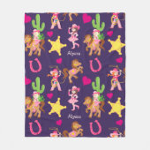 Couverture Polaire Enfants Motifs Pink Purple (Devant)
