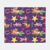 Couverture Polaire Enfants Motifs Pink Purple (Devant (Horizontal))