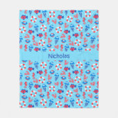 Couverture Polaire Enfants Ocean Elements Motif personnalisé (Devant)