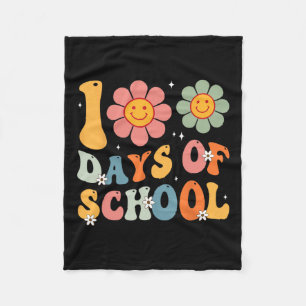 Couverture Polaire Enfants Retro Super 100 Jours Joyeux 100E Jour De