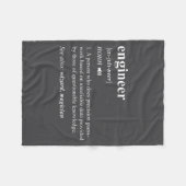 Couverture Polaire Engineer Definition Funny Engineering Mechanical C (Devant (Horizontal))