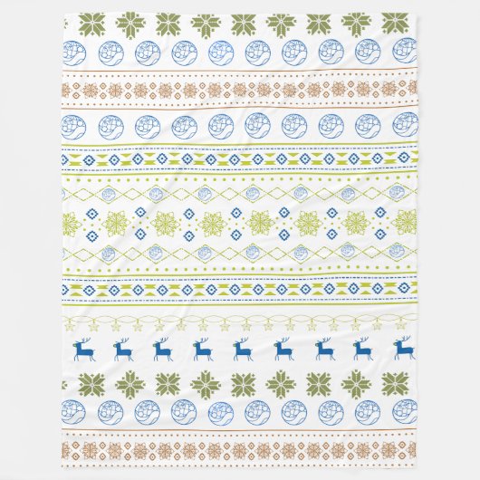 Couverture Polaire Engineers Without Borders USA Cozy Holiday Blanket (Devant)