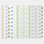 Couverture Polaire Engineers Without Borders USA Cozy Holiday Blanket (Devant (Horizontal))