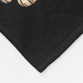 Couverture Polaire English Bulldog Christmas Santa Hat Reindeer Light (Coin)