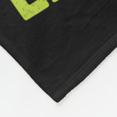 Couverture Polaire English Bulldog Exercise, Extra Fries Funny  (Coin)