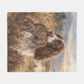 Couverture Polaire English Springer Spaniel (Devant (Horizontal))