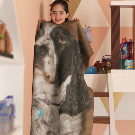 Couverture Polaire English Springer Spaniel Pet Photo