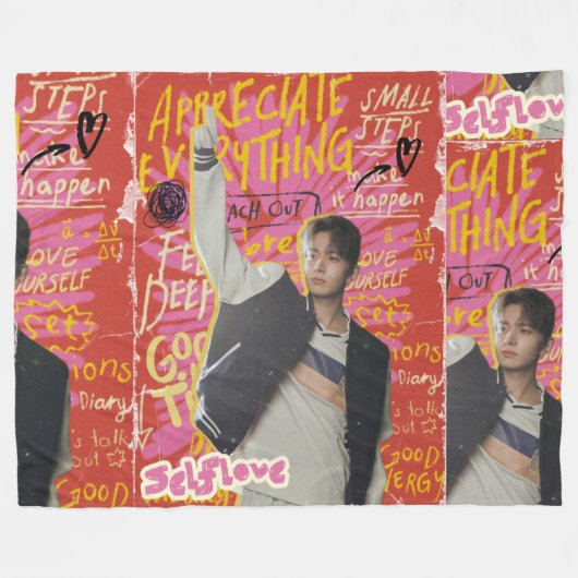 Couverture Polaire Enhypen Heesung (Devant (Horizontal))