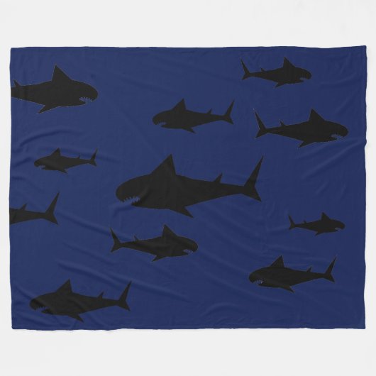 Couverture Polaire Enlèvement de requins (Devant (Horizontal))
