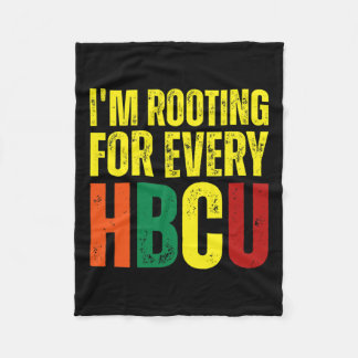 Couverture Polaire Enracinement Pour Chaque Hbcu Black History Colleg