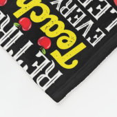 Couverture Polaire Enseignant Retraité Chaque Enfant Laissé Derrière (Coin)