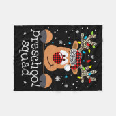 Couverture Polaire Enseignement préscolaire de rennes plaid santa cha (Devant (Horizontal))