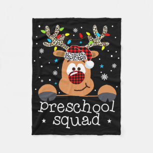 Couverture Polaire Enseignement préscolaire de rennes plaid santa cha