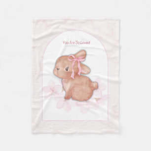 Couverture Polaire Ensemble d'art mural de la pouponnière   Bunny, Te