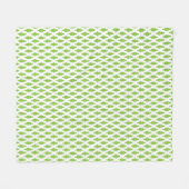 Couverture Polaire Ensemble de dossiers verts botaniques (Devant (Horizontal))