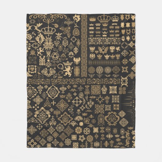 Couverture Polaire Ensemble d'éléments baroques méga (Devant)
