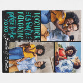 Couverture Polaire Ensemble est notre préféré | Collage photo moderne (Devant (Horizontal))