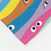 Couverture Polaire Ensemble Motif des yeux (Coin)