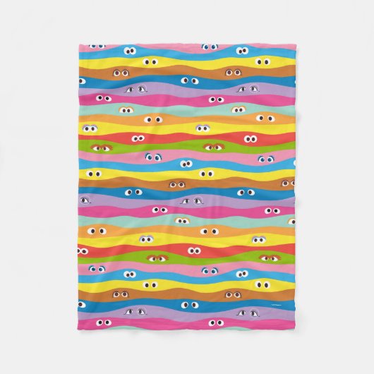 Couverture Polaire Ensemble Motif des yeux (Devant)