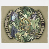 Couverture Polaire Ensemble, nous choisissons la paix (Devant (Horizontal))