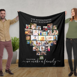 Couverture Polaire Ensemble nous faisons un coeur de famille 29 Photo